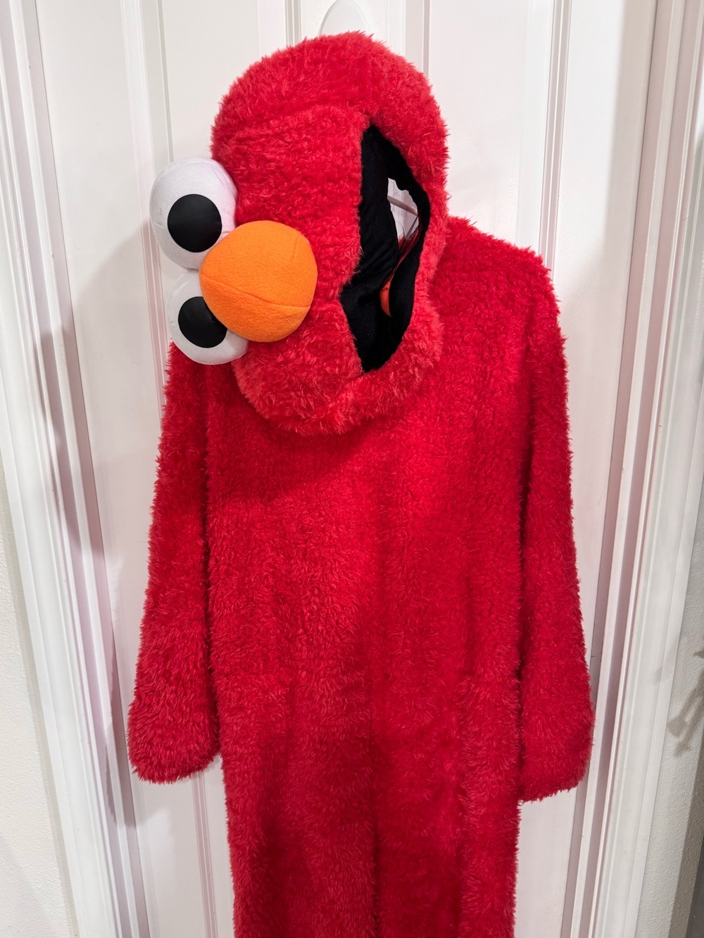 Red Plush Elmo Adult Costume